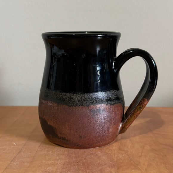 Copper & Glossy Black Mug
