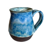 "Moody Blues" Pottery Mug (Coffee Clay)