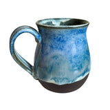 "Moody Blues" Pottery Mug (Coffee Clay)
